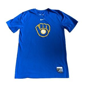MLB Milwaukee Brewers Nike Dri-fit t-shirt NWOT size S